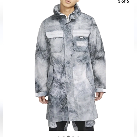 Nike Jordan 23 Engineered printed 2 in 1 Mens parka. Size M - Picture 5 of 10